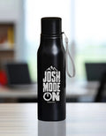 Personalized laser-engraved stainless steel water bottle by B.Bunnies