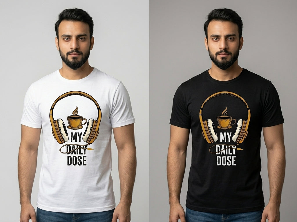 My Daily Dose Oversized Graphic T-Shirt | 100% Cotton Heavyweight Tee