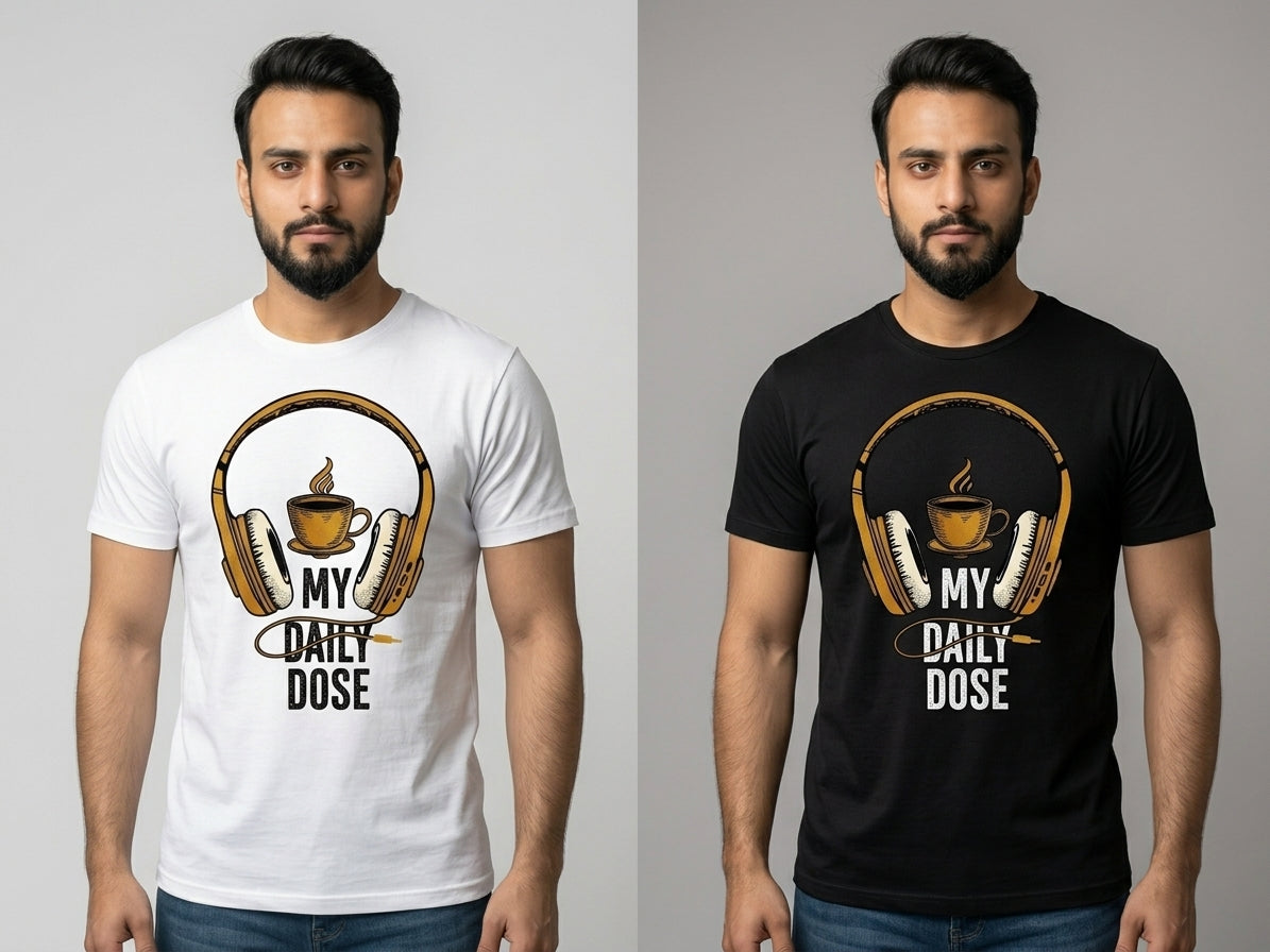 My Daily Dose Oversized Graphic T-Shirt | 100% Cotton Heavyweight Tee