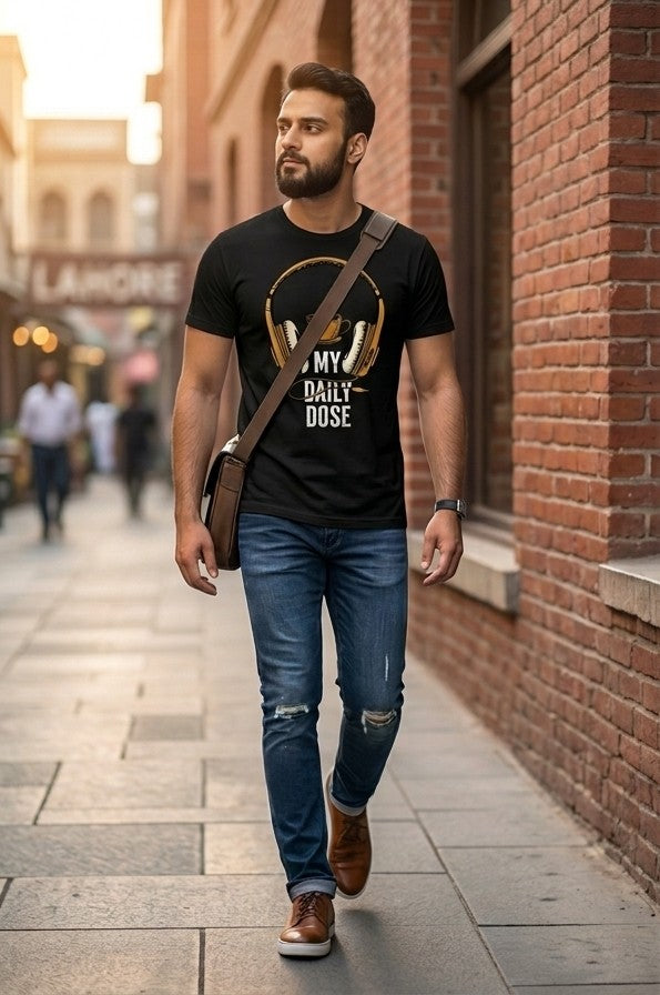 My Daily Dose Oversized Graphic T-Shirt | 100% Cotton Heavyweight Tee