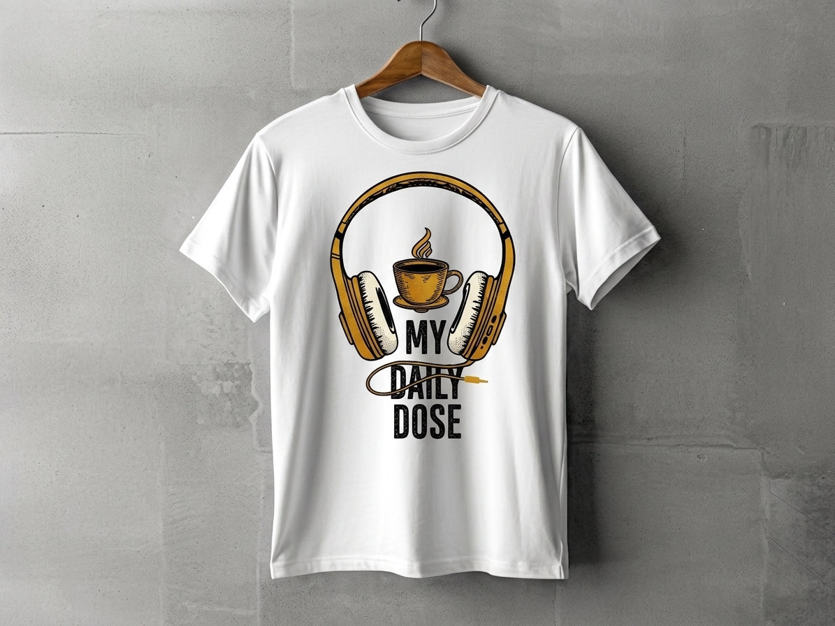 My Daily Dose Oversized Graphic T-Shirt | 100% Cotton Heavyweight Tee